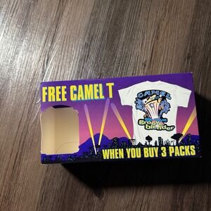 NIB Vintage Camel Cigarettes Big Vegas Groove Blender White T‎ Shirt XL 1996